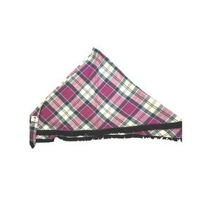 Vintage Plaid Shawl LAIRD PORTCH OF SCOTLAND 100% Wool Fringed Scarf Wrap